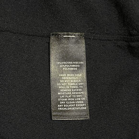 Lafayette 148 Sleeveless Knit Top Shell Size S Black Soft Layer Office Classic - Picture 7 of 9